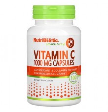 NutriBiotic, Immunity, Vitamin C, 1,000 mg, 100 Gluten Free Capsules