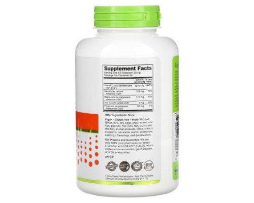 NutriBiotic, Immunity, Hypo-Aller C, Vitamin C with Calcium, Magnesium, Potassium & Zinc, 8 oz (227 g)