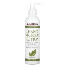 NutriBiotic, Hand & Body Lotion, Citrus, 8 fl oz (236 ml)