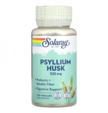 Solaray, Psyllium Husk, 525 mg , 100 VegCaps