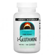 Source Naturals, L-Glutamine, 500 mg, 100 Capsules