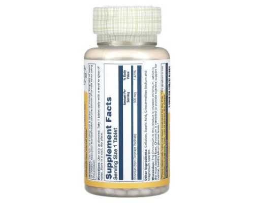 Solaray, Chromium Picolinate, 500 mcg, 60 Tablets