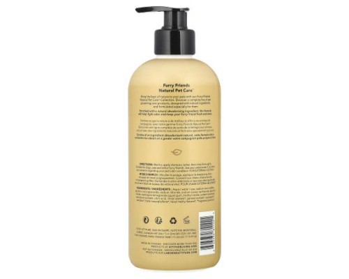 ATTITUDE, Furry Friends, Natural Pet Care, Deodorizing Shampoo, Lavender, 16 fl oz (473 ml) ATTITUDE, Furry Friends, Natural Pet Care, Deodorizing Shampoo, Lavender, 16 fl oz (473 ml)