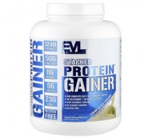 EVLution Nutrition, Stacked Protein Gainer, Vanilla Ice Cream, 6 lbs (2.72 kg)