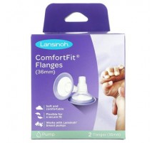 Lansinoh, ComfortFit Flanges, 36 mm, 2 Flanges