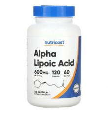 Nutricost, Alpha Lipoic Acid, 120 Capsules (300 mg per Capsule)
