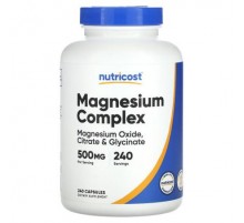 Nutricost, Magnesium Complex, 500 mg, 240 Capsules