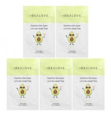 Idealove, Superfood Skin Savior, Let's Avo Good Time, 5 Beauty Sheet Masks, 0.68 fl oz (20 ml) Each