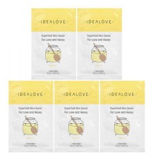 Idealove, Superfood Skin Savior, For Love and Honey, 5 Beauty Sheet Masks, 0.68 fl oz (20 ml) Each
