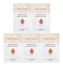 Idealove, Superfood Skin Savior, Almond Love with You, 5 Beauty Sheet Masks, 0.68 fl oz (20 ml) Each