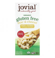 Jovial, Organic Gluten Free, Mac & Cheese, White Cheddar , 6 oz (170 g)
