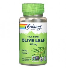 Solaray, True Herbs, Olive Leaf, 410 mg, 100 VegCaps