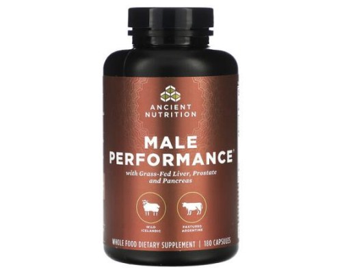 Ancient Nutrition, Male Performance, 180 Capsules Ancient Nutrition, Male Performance, 180 Capsules