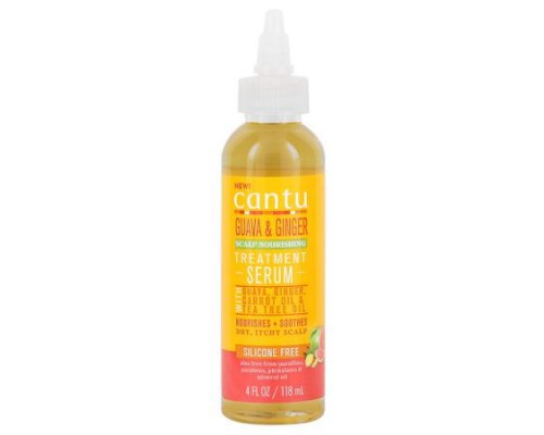 Cantu, Guava & Ginger, Scalp Nourishing Treatment Serum, 4 fl oz (118 ml) Cantu, Guava & Ginger, Scalp Nourishing Treatment Serum, 4 fl oz (118 ml)