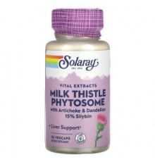 Solaray, Vital Extracts, Milk Thistle Phytosome, 30 Vegcaps