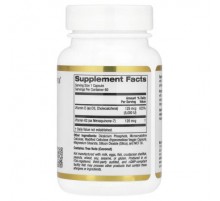 California Gold Nutrition, Vitamin D3 + K2, 60 Veggie Capsules
