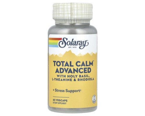 Solaray, Total Calm™ Advanced, 60 VegCaps