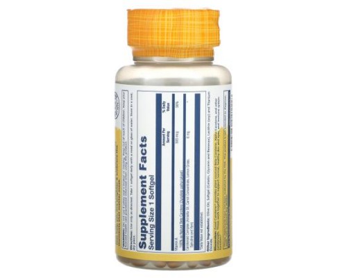 Solaray, Plant Source Food Carotene, 200 Softgels Solaray, Plant Source Food Carotene, 200 Softgels