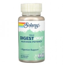 Solaray, Vegan Digestaway, Maximum Potency, 60 VegCaps