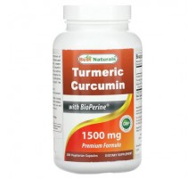 Best Naturals, Turmeric Curcumin, 180 Vegetarian Capsules
