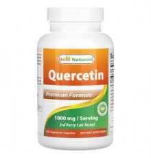 Best Naturals, Quercetin, 120 Vegetarian Capsules (500 mg per Capsule)