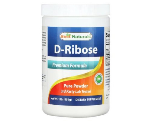 Best Naturals, D-Ribose, 1 lb (454 g) Best Naturals, D-Ribose, 1 lb (454 g)