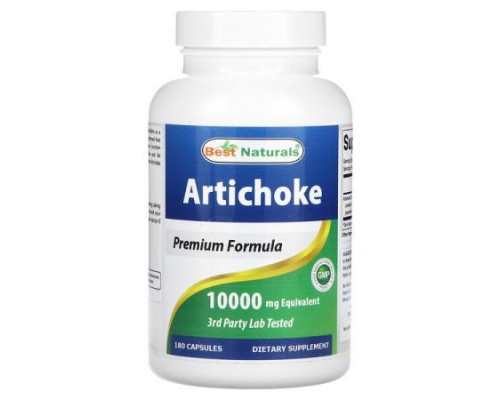 Best Naturals, Artichoke, 180 Capsules (500 mg per Capsule) Best Naturals, Artichoke, 180 Capsules (500 mg per Capsule)