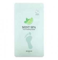SKINFOOD, Mint Spa Foot Peeling Socks, 2 Socks, 20 g