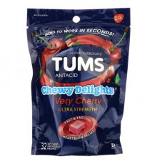 Tums, Ultra Strength Antacid, Very Cherry, 32 Soft Chews (1,177 mg per Chew)