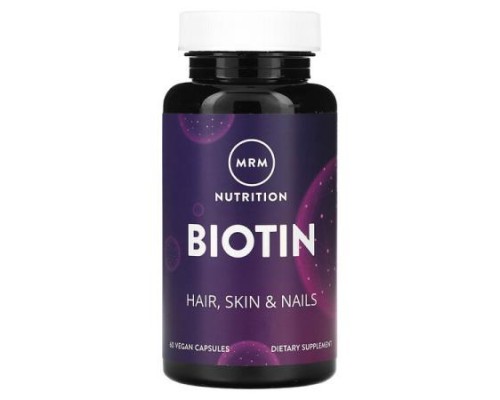 MRM Nutrition, Biotin, 60 Vegan Capsules (5,000 mcg per Capsule)