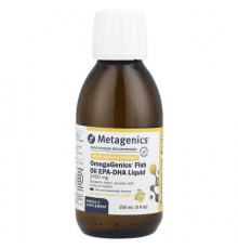 Metagenics, OmegaGenics®, Fish Oil EPA-DHA Liquid, Natural Lemon, 5 fl oz (150 ml)