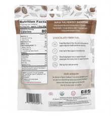 Organic Traditions, Fiber Fuel Smoothie Boost, Chocolate, 10.6 oz (300 g)