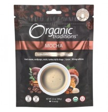 Organic Traditions, 5 Mushroom Coffee Blend, Mocha, 3.5 oz (100 g)