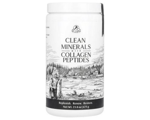 Mt. Capra, Clean Minerals with Collagen Peptides, 23.8 oz (675 g)