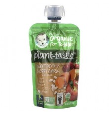 Gerber, Organic For Toddler, Plant-tastic, 12+ Months, Sweet Potato Cherry Smash With Oats, 3.5 oz (99 g)
