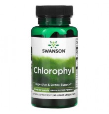 Swanson, Chlorophyll, 50 mg, 90 Liquid Veggie Caps