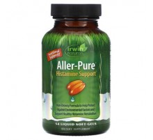 Irwin Naturals, Aller-Pure, Histamine Support, 54 Liquid Soft-Gels