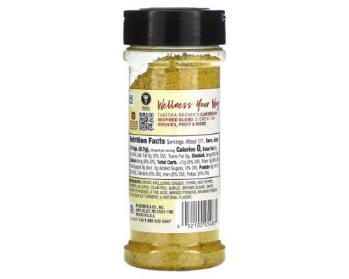 McCormick, All Purpose Seasoning, Sunshine by Tabitha Brown, Salt Free, 4.25 oz (120 g) McCormick, All Purpose Seasoning, Sunshine by Tabitha Brown, Salt Free, 4.25 oz (120 g)