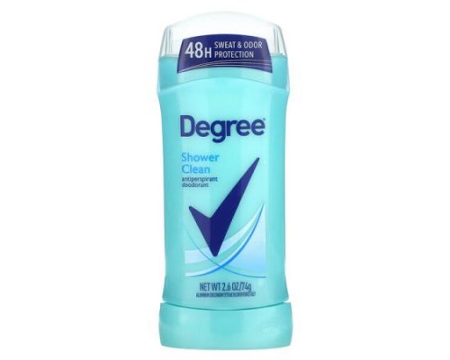 Degree, Antiperspirant Deodorant, Shower Clean, 2.6 oz (74 g) Degree, Antiperspirant Deodorant, Shower Clean, 2.6 oz (74 g)