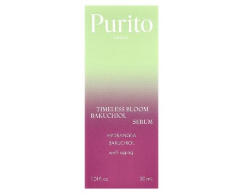 Purito, Timeless Bloom Bakuchiol Serum, 1.01 fl oz (30 ml) Purito, Timeless Bloom Bakuchiol Serum, 1.01 fl oz (30 ml)