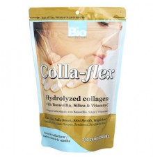 Bio Nutrition, Colla-Flex, Hydrolyzed Collagen with Boswellia, Silica & Vitamin C, Natural Vanilla, 240 g