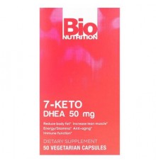 Bio Nutrition, 7-Keto, DHEA, 50 mg, 50 Vegetarian Capsules