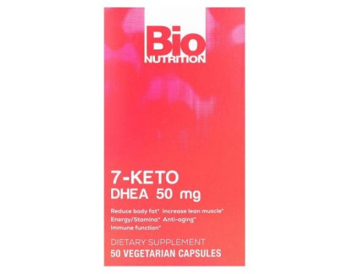 Bio Nutrition, 7-Keto, DHEA, 50 mg, 50 Vegetarian Capsules Bio Nutrition, 7-Keto, DHEA, 50 mg, 50 Vegetarian Capsules