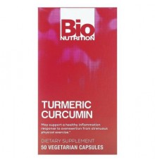Bio Nutrition, Turmeric Curcumin, 50 Vegetarian Capsules