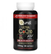 Qunol, Ultra CoQ10, 100 mg, 90 Softgels