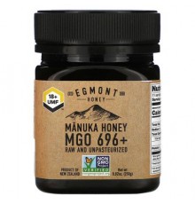 Egmont Honey, Manuka Honey, Raw And Unpasteurized, UMF 18+, MGO 696+, 8.82 oz (250 g)