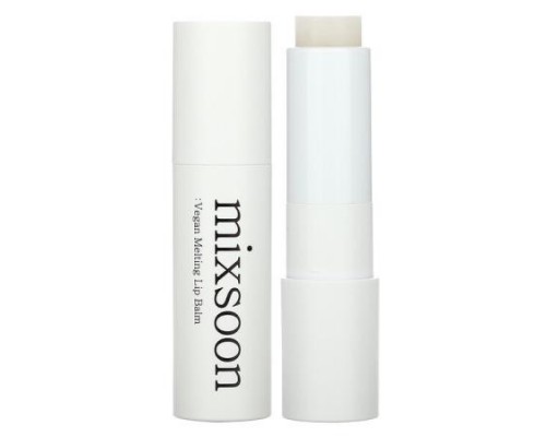 Mixsoon, Vegan Melting Lip Balm, 01 Clear, 0.14 oz (4.1 g) Mixsoon, Vegan Melting Lip Balm, 01 Clear, 0.14 oz (4.1 g)