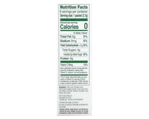 True Citrus, True Lemon, Energy, Blueberry Acai, 6 Packets, 0.095 oz (2.7 g) Each True Citrus, True Lemon, Energy, Blueberry Acai, 6 Packets, 0.095 oz (2.7 g) Each