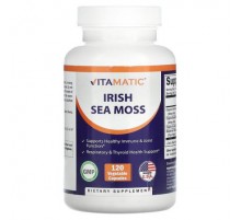 Vitamatic, Irish Sea Moss, 120 Vegetable Capsules