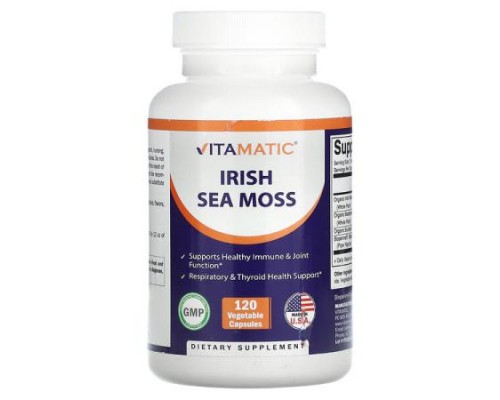 Vitamatic, Irish Sea Moss, 120 Vegetable Capsules